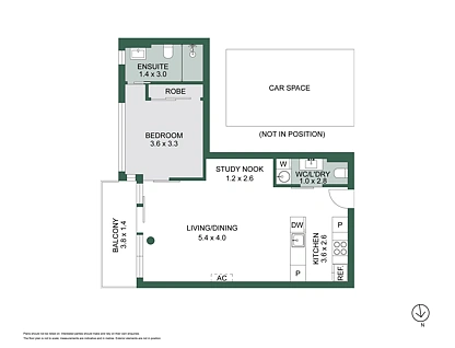 406/163 Cremorne Street, Richmond, Inner East Melbourne, 1部屋, 1バスルーム, Apartment