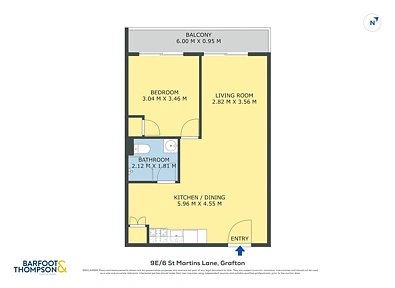 9E/6 St Martins Lane, Grafton, Auckland City, 1 chambres, 1 salles de bain, Apartment