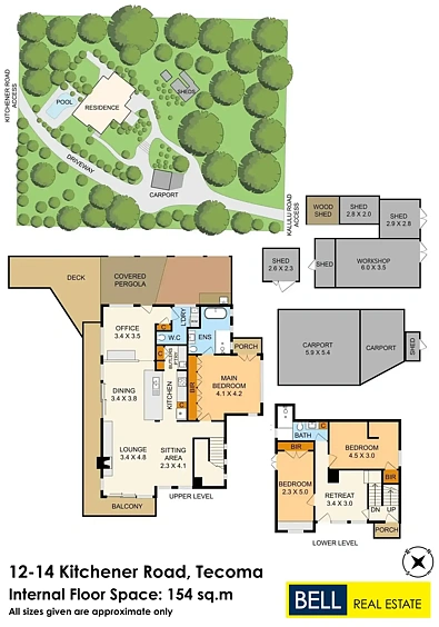 Plano ng Bahay - 12-14 Kitchener Road, Tecoma, VIC 3160