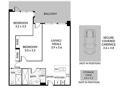 206/30 La Scala Avenue, Maribyrnong, North West Melbourne, 2 Kuwarto, 2 Banyo, Apartment