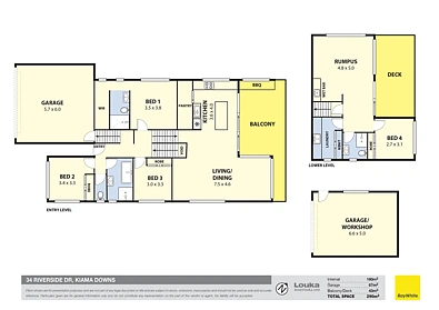 34 Riverside Drive, Kiama Downs, NSW 2533, 4房, 3浴, House