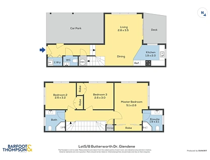 8 A,B,C,E, Butterworth Drive, Glendene, Waitakere City, 3 침실, 2 욕실, Townhouse