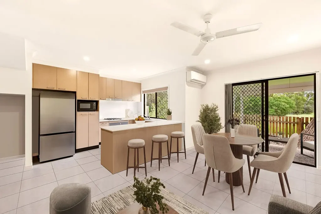 Mango Hill 3ห้องนอน Modern Comfort Meets Leafy Outlook – Stylish Mango Hill Townhouse