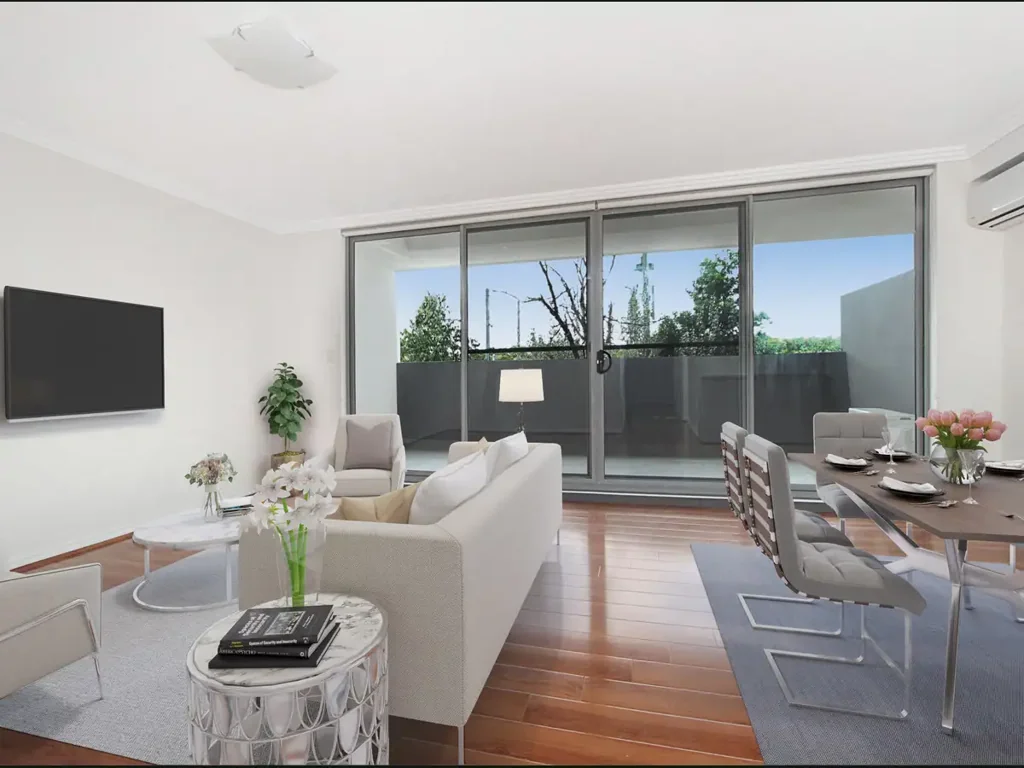 2 Bedroom Apartment On Level 1 Facing North