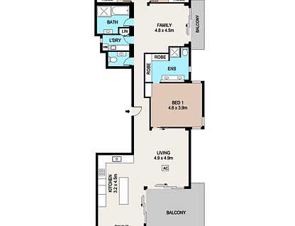 433/130 Esplanade, Darwin City, Darwin City, 3 침실, 2 욕실, Unit