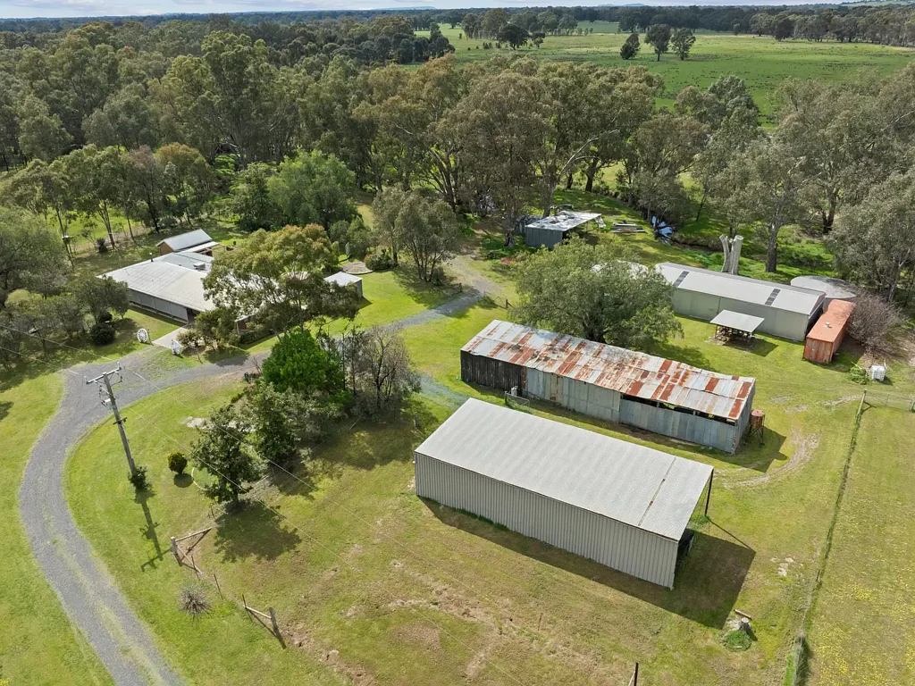 Violet Town Quality Spacious 3 Bedroom BV Home with (6m x 4m) Sleepout on 136 Acres (2 Titles) - 4 Main Sheds -  Close to Violet Town Township.