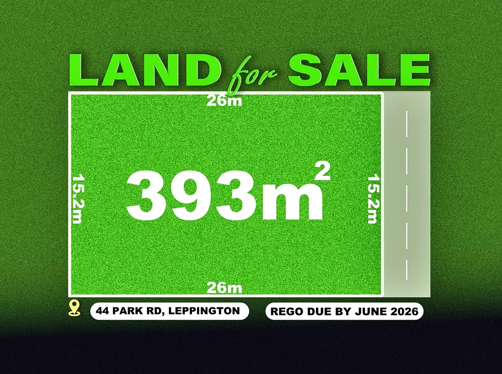 Leppington 18米宽临街面 450平优质地块 R2住宅区 西部机场旁 未来增长潜力 Opportunity to Secure Your Land | Registration JUNE-2026