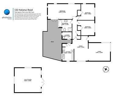 132 Hukanui Road, Chartwell, Hamilton, Waikato, 3房, 1浴, 独立屋