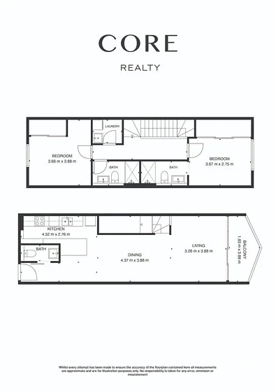 702/18 Russell Place, Melbourne, VIC 3000, 2 Bedrooms, 2 Bathrooms, Apartment
