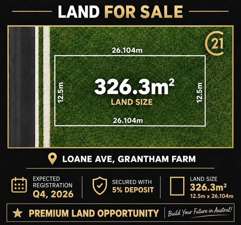 Grantham Farm Limited Premium Land Available !!