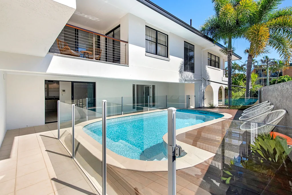 Executive home on absolute water front