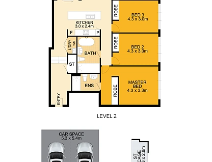 41/27 Yattenden Crescent, Baulkham Hills, The Hills, 3 habitaciones, 2 baños, Unit