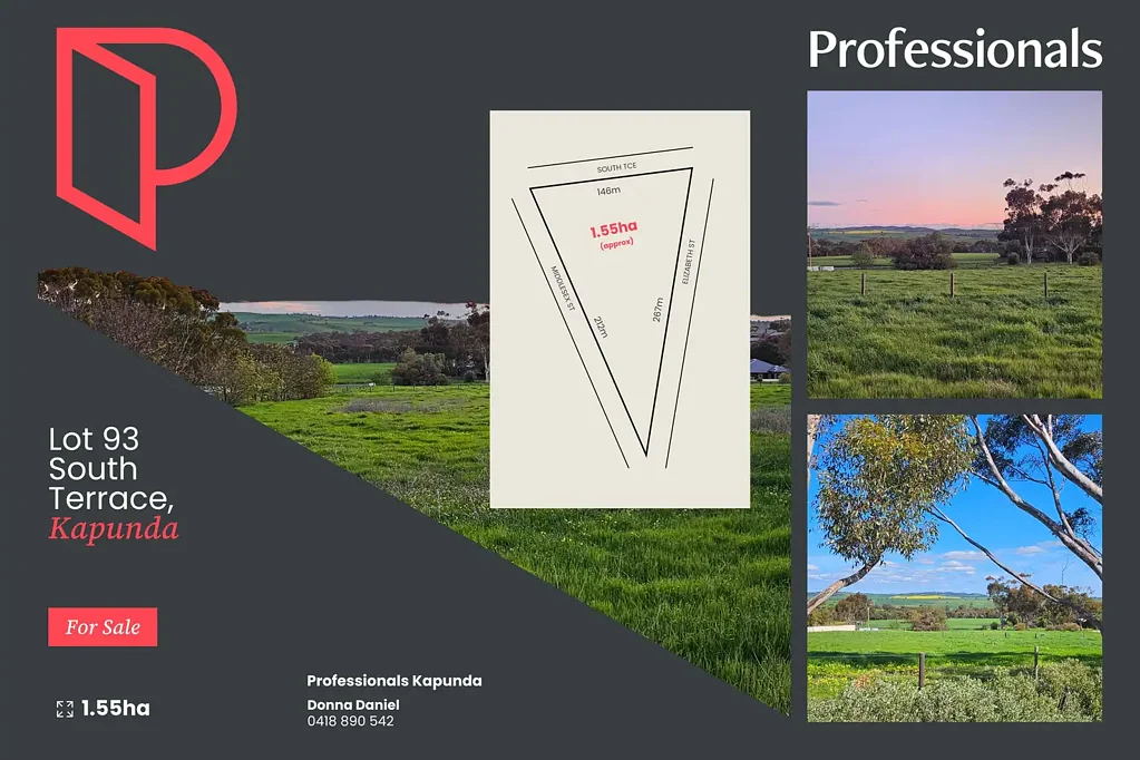 Kapunda Build you Dream Home with Spectacular Rural Views