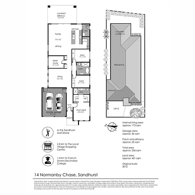 Floor plan - 14 Normanby Chase, Sandhurst, VIC 3977
