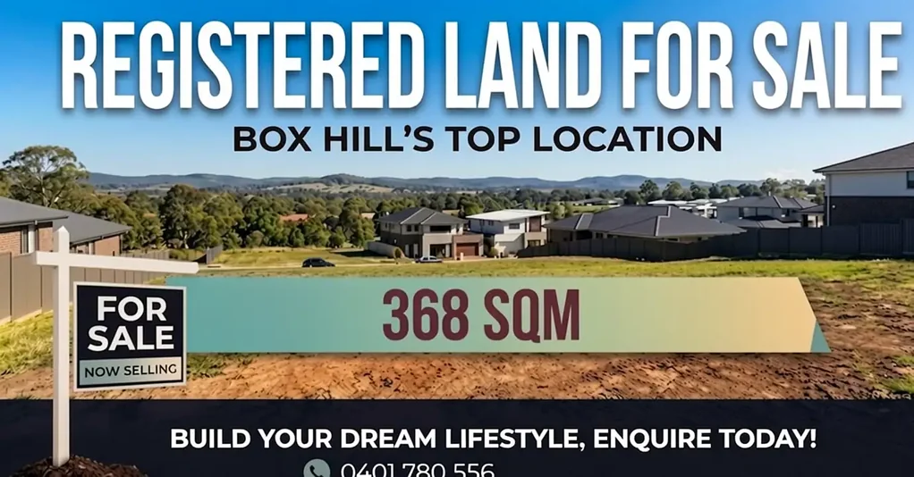 Box Hill 🏡 Box Hill 待售已注册土地 🏡 Registered Land for Sale at Box Hill