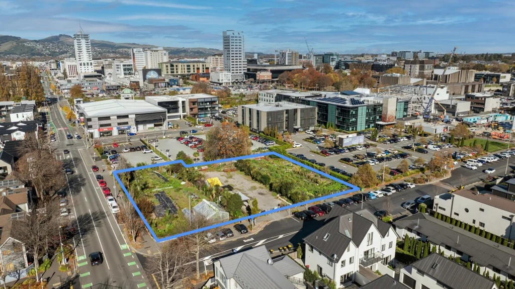 Christchurch Central City  Development opportunity beside Forté Health