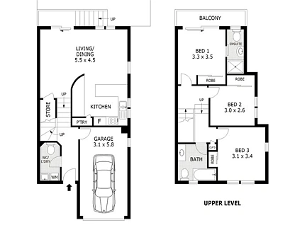 1/60 Manchester Terrace, Indooroopilly, Brisbane Western Region, 3 chambres, 2 salles de bain, Townhouse