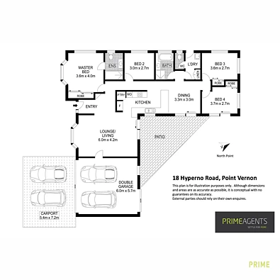 18 Hyperno Road, Point Vernon, QLD 4655, 4 Schlafzimmer, 2 Badezimmer, House