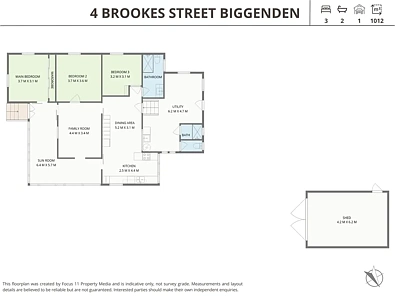 फ्लोर प्लान - 4 Brookes Street, Biggenden, QLD 4621