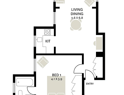 24/23a Billyard Avenue, Elizabeth Bay, Sydney CBD, 1 chambres, 1 salles de bain, Apartment