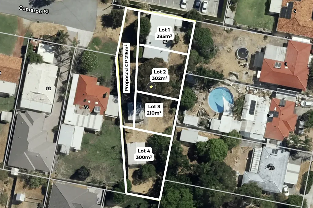 Embleton 4ห้องนอน Prime 1,327sqm Development Site with WAPC Approval in Sought-After Embleton