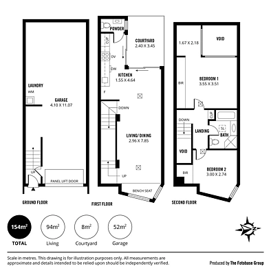 25A Colby Place, Adelaide, SA 5000, 2房, 1浴, Townhouse