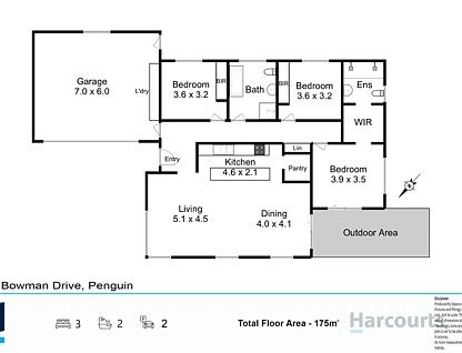 20 Bowman Drive, Penguin, TAS 7316, 3房, 2浴, House