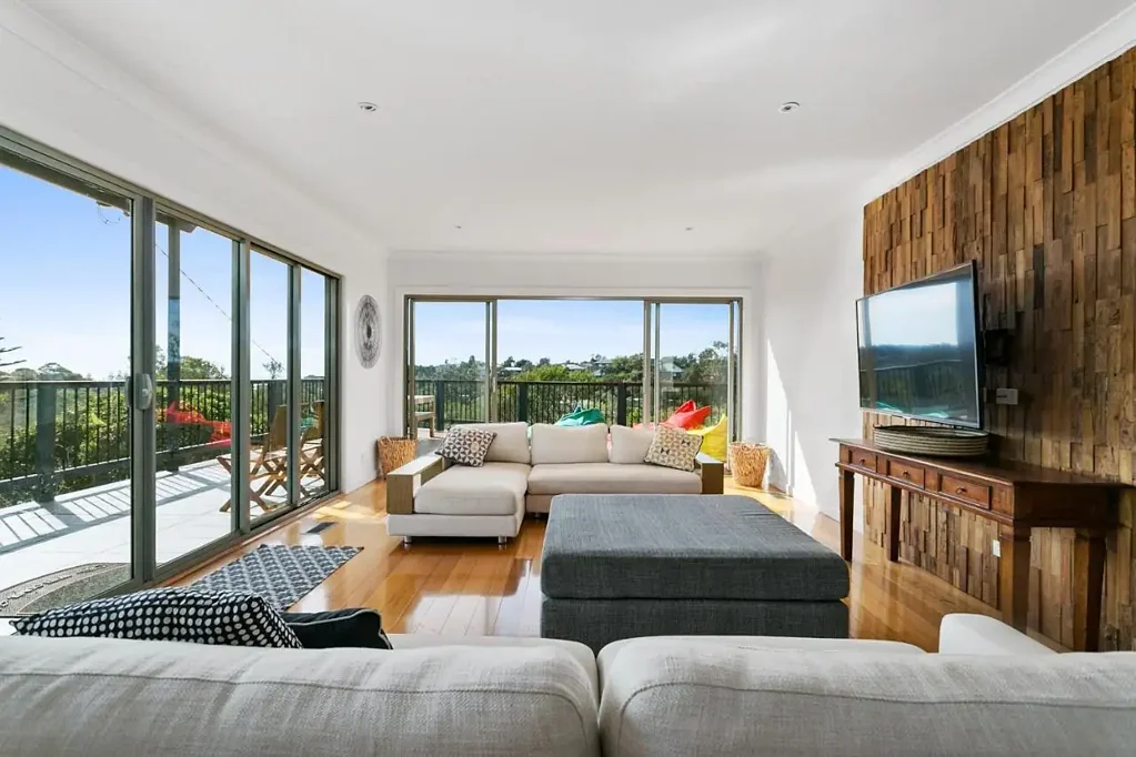 Elevated Light Filled home with Bay Views