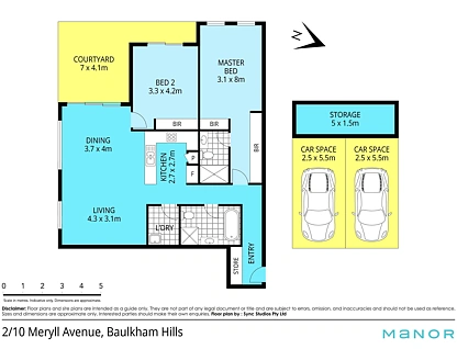 2/10-18 Meryll Avenue, Baulkham Hills, The Hills, 2 chambres, 2 salles de bain, Apartment