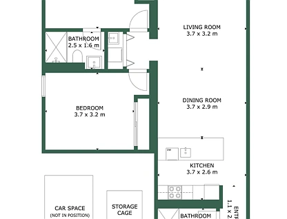 206/39 Bosisto Street, Richmond, Inner East Melbourne, 2 rūma, 2 rūma horoi, Apartment
