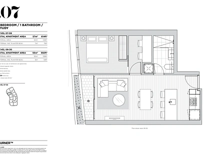 2207/167 Alfred Street, Fortitude Valley, Brisbane - Inner City Region, 1 habitaciones, 1 baños, Apartment