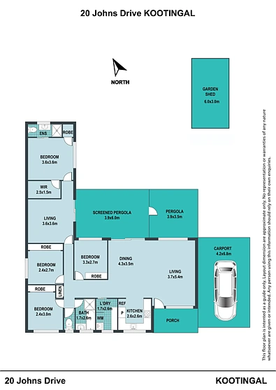20 Johns Drive, Kootingal, NSW 2352, 4 침실, 2 욕실, House
