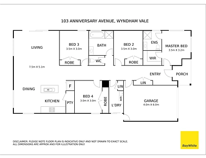 103 Anniversary Avenue, Wyndham Vale, South West Melbourne, 4 chambres, 2 salles de bain, House