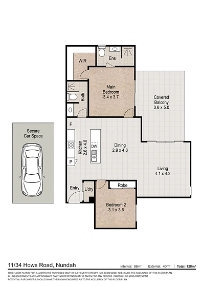 11/34 Hows Road, Nundah, QLD 4012, 2 Bedrooms, 2 Bathrooms, Unit