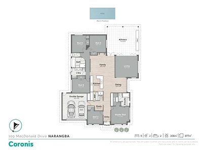 109 Macdonald Drive, Narangba, QLD 4504, 5房, 2浴, House