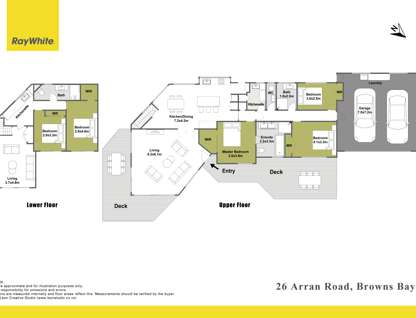 26 Arran Road, Browns Bay, North Shore City, Auckland, 5房, 3浴, 独立屋