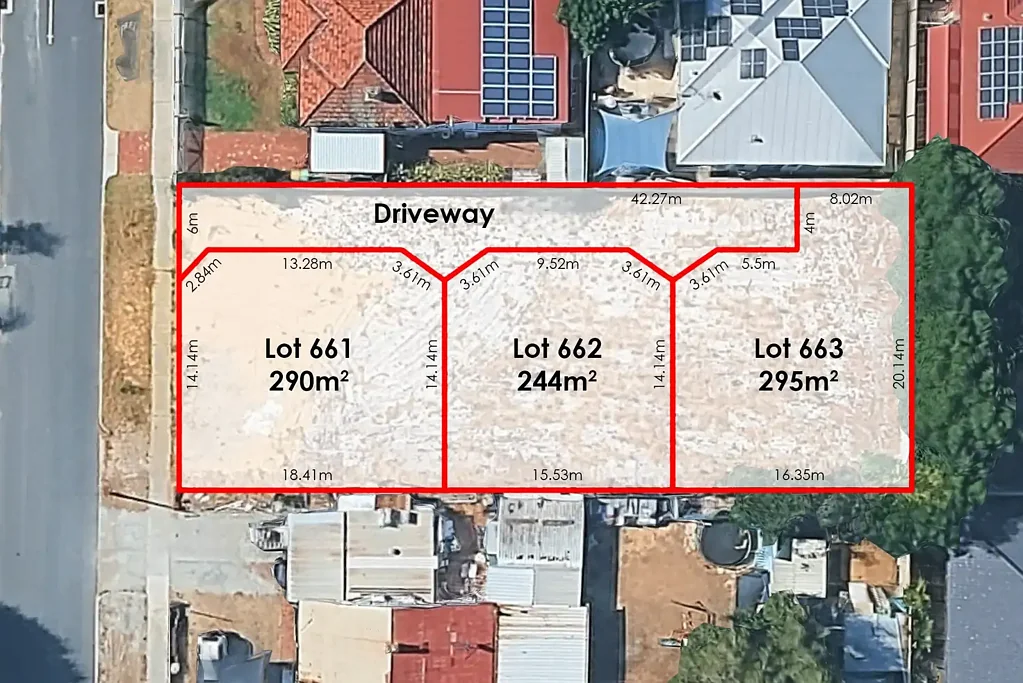 Bassendean THREE LOTS, ONE FANTASTIC LOCATION!