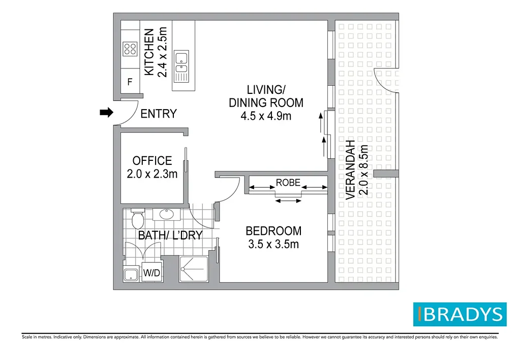 Harrison 1Phòng ngủ 1 BED PLUS STUDY, MODERN GROUND FLOOR LIVING