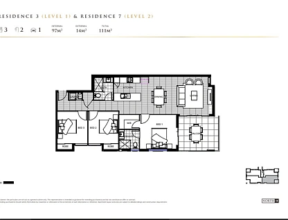 Level 1/3/54 Brookfield Road, Kedron, Brisbane - Northern Region , 3 कमरे, 2 बाथरूम, Apartment