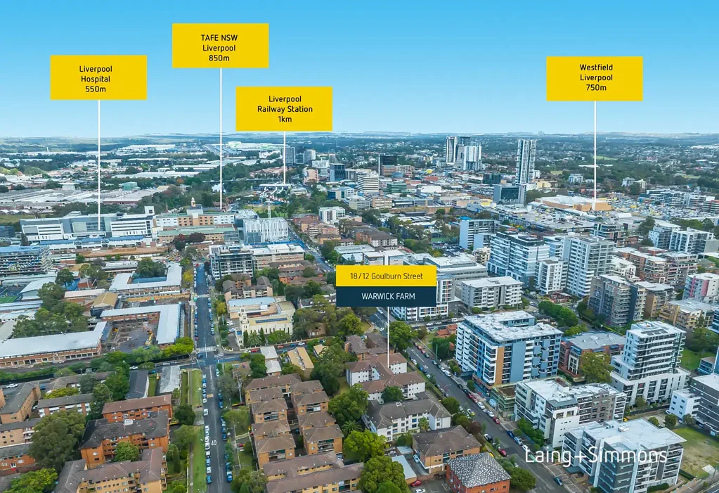 Warwick Farm 2 Slaapkamer Affordable two-bedroom unit in prime Liverpool location