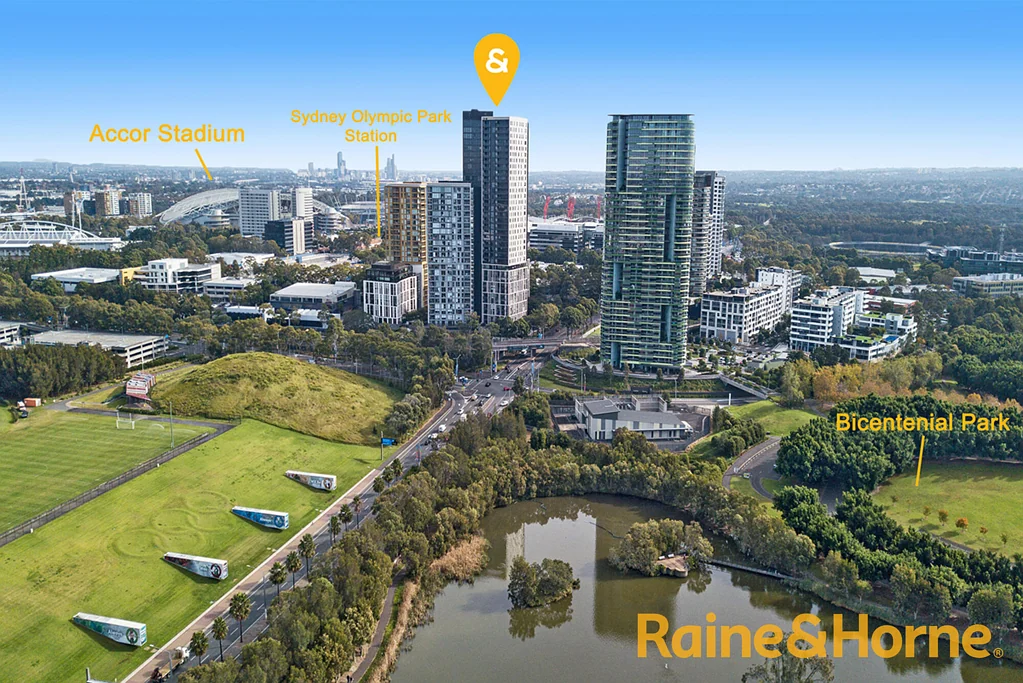 Sydney Olympic Park 2Phòng ngủ Two bedroom Apartment with Panoramic Views in Mirvac's 'Pavilions'