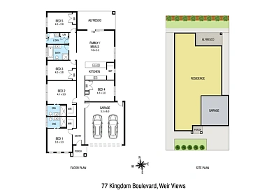 77 Kingdom Boulevard, Weir Views, VIC 3338, 5 slaapkamers, 3 badkamers, House