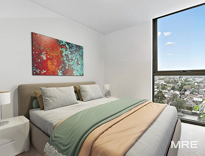 1011/51 Homer Street, Moonee Ponds, North Melbourne, 2 غرف, 1 حمامات, Apartment
