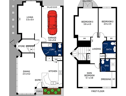 3/5-7 Victoria Street, Rippleside, VIC 3215, 3房, 2浴, 城市屋