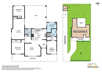 32 Ferres Road, Emerald, VIC 3782, 3房, 2浴, House