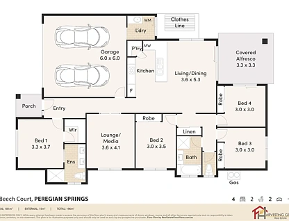 13 Beech Court, Peregian Springs, QLD 4573, 4 ਕਮਰੇ, 2 ਬਾਥਰੂਮ, House