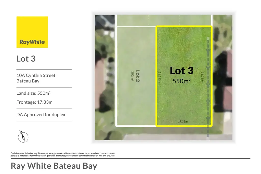 Bateau Bay Rare vacant land - DA Approved for duplex