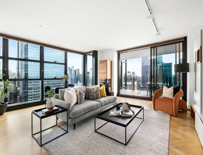 2707/27 Little Collins Street, Melbourne, Melbourne CBD, 2 rūma, 2 rūma horoi, Apartment