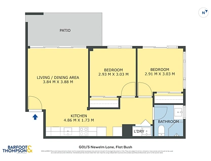 G01/5 Newelm Lane, Flat Bush, Manukau City, 2房, 1浴, Apartment