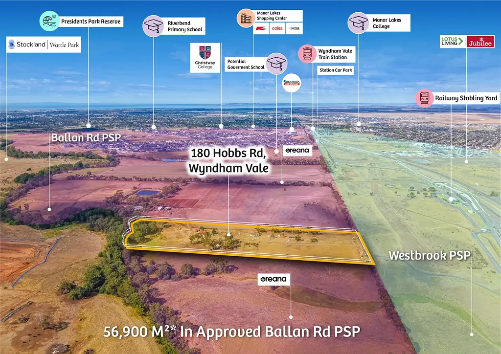 Wyndham Vale 3部屋 LAST REMAINING 56,900 m² RESIDENTIAL DEVELOPEMNT OPPORTUNITY IN WYNDHAM VALE!!